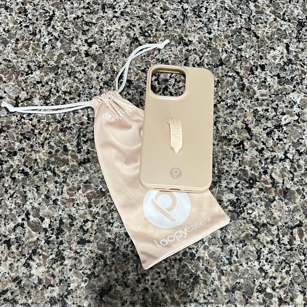 Loopy Case iPhone 13 Pro Sandstone Righty